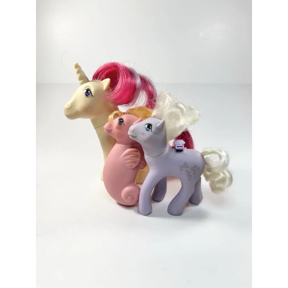 Vtg 1980's Hasbromy‎ Little Pony Set Of 3